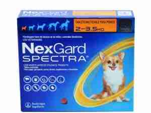 Nexgard Spectra para perros de 2 a 3.5Kg