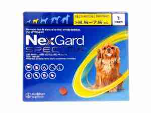 Nexgard Spectra para perros de 3.5 a 7.5Kg